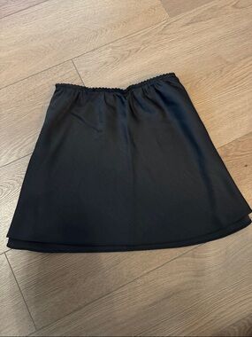 Black Slip Skirt